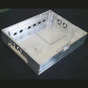 CNC machined thin housing part applicated in electronic industry